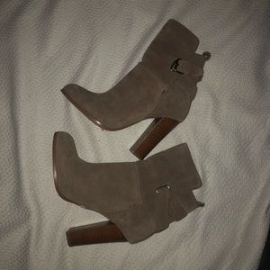 Dolce Vita Suede Block Heel Booties